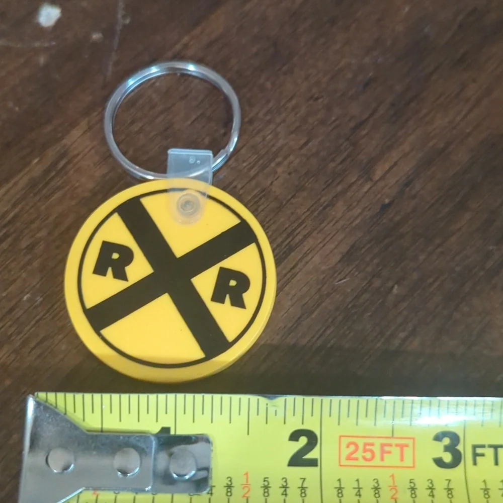Vintage Safety PSA Keychains Railroad RR + “Do Buckle Don’t Booze”